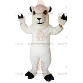 Smilende hvite sauer BIGGYMONKEY™ maskotkostyme - Sauemaskot - BIGGYMONKEY_013474 - BiggyMonkey.com