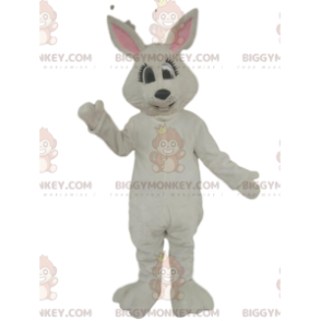 Στολή μασκότ BIGGYMONKEY™ White Rabbit - Μασκότ κουνελιού - BIGGYMONKEY_013478 - BiggyMonkey.com