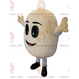 Costume de mascotte BIGGYMONKEY™ de bonbon crème très enjoué -
