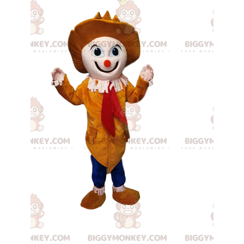 Kostium maskotki klauna BIGGYMONKEY™ z małym pomarańczowym Kostium maskotki klauna BIGGYMONKEY™ z małym pomarańczowym