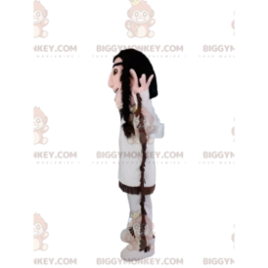 Indianer BIGGYMONKEY™ Maskottchenkostüm mit traditionellem