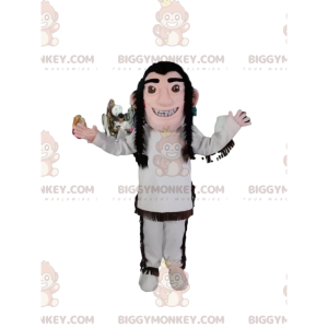 Native American Man BIGGYMONKEY™ maskotkostume med traditionelt