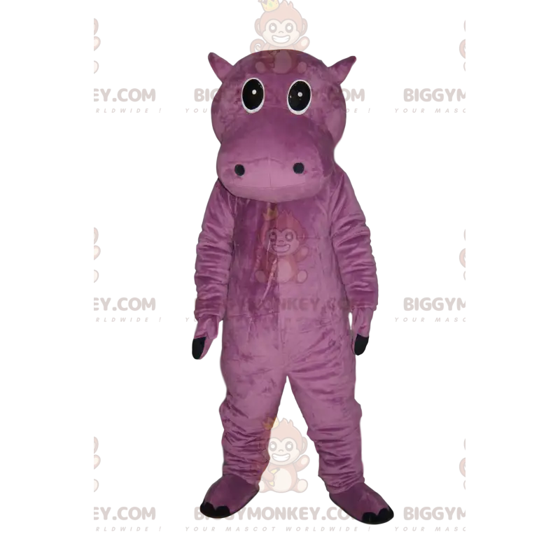 Very Cute Purple Hippopotamus BIGGYMONKEY™ Mascot Costume – Very Cute Purple Hippopotamus BIGGYMONKEY™ Mascot Costume –