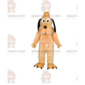 BIGGYMONKEY™ maskotdräkt av Pluto, Walt Disneys berömda hund -