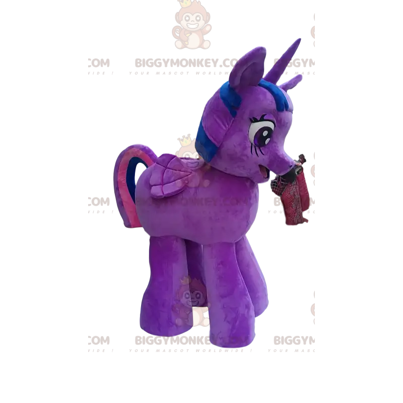 Στολή μασκότ BIGGYMONKEY Little Purple και Blue Unicorn - Στολή μασκότ BIGGYMONKEY Little Purple και Blue Unicorn -