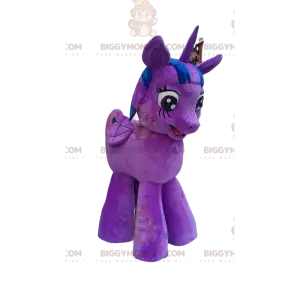 Στολή μασκότ BIGGYMONKEY Little Purple και Blue Unicorn -
