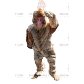 Big Ape BIGGYMONKEY™ mascottekostuum met beige vacht -