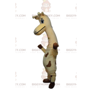 Kostium maskotki BIGGYMONKEY™ Bardzo urocza żyrafa o pięknych oczach - Zwierzęta z dżungli - BiggyMonkey.com