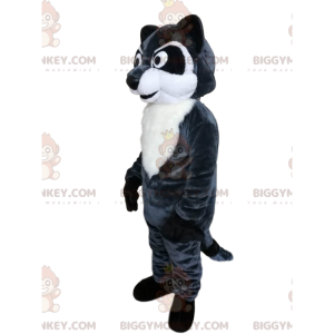 Raccoon BIGGYMONKEY™ Mascot Costume with Intense Eyes and
