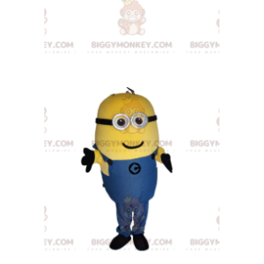 BIGGYMONKEY™ maskotdräkt av Bob, en av Minions med ett sött