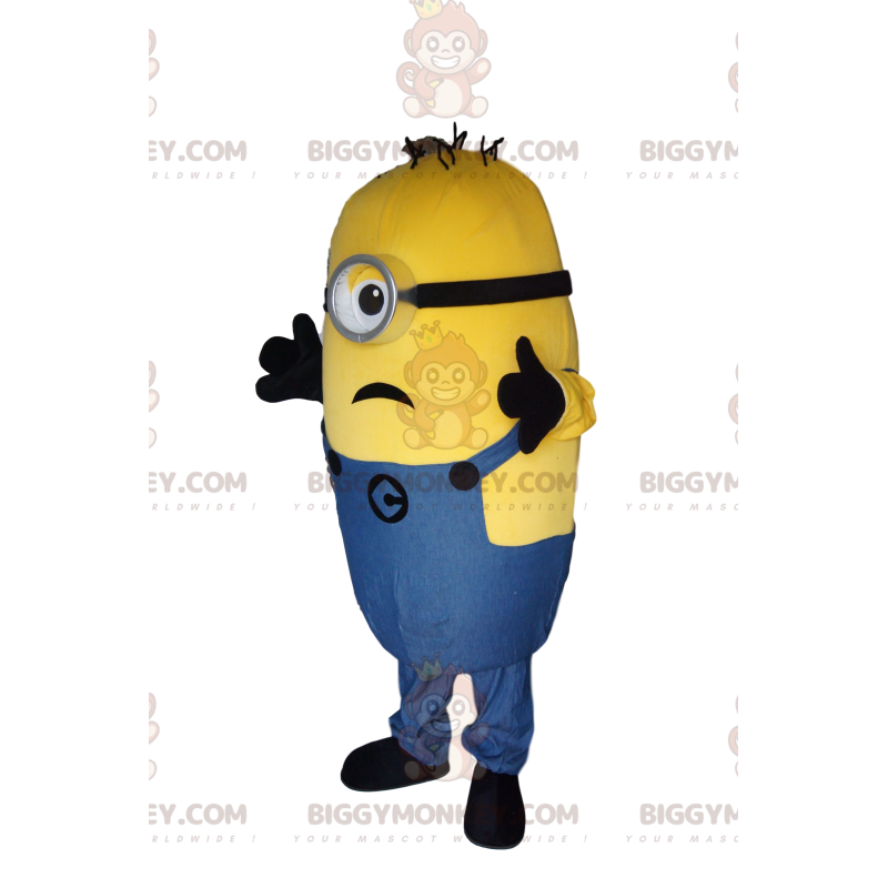 BIGGYMONKEY™ Mascot Costume of Very Sad Stuart, the Minion with