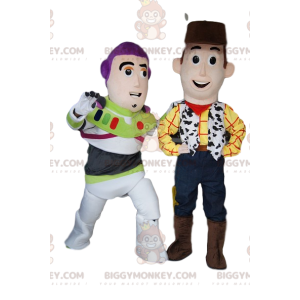 BIGGYMONKEY™s mascot of Woody and Buzz Lightyear, from Toy