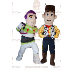 BIGGYMONKEY™s mascot of Woody and Buzz Lightyear, from Toy