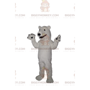 Disfraz de mascota de oso polar BIGGYMONKEY™ con una gran