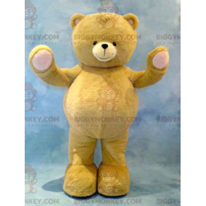 Kostým velkého žlutého a růžového medvídka BIGGYMONKEY™ –
