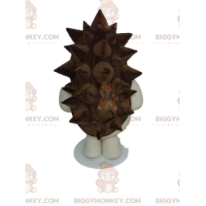 Disfraz de mascota BIGGYMONKEY™ Erizo blanco con plumas