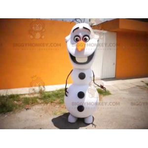 Λευκή και μαύρη στολή μασκότ BIGGYMONKEY™ Snowman - Ανθρώπινες Μασκότ - BIGGYMONKEY_01619 - BiggyMonkey.com
