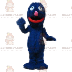 BIGGYMONKEY™ Little Playful Furry Blue Monster Mascot Costume –