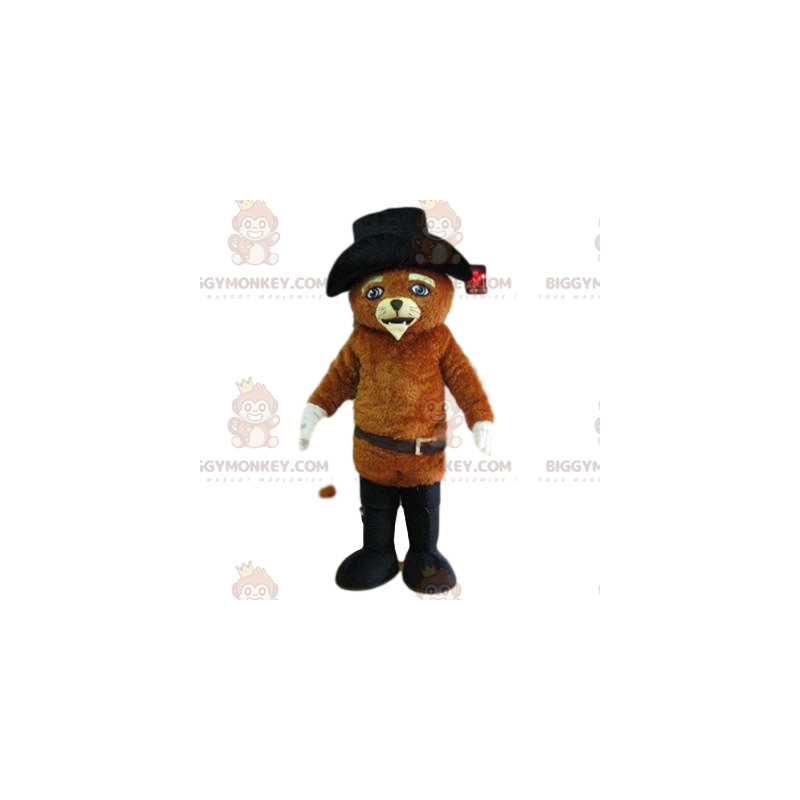Costume de mascotte BIGGYMONKEY™ du Chat botté avec un beau Costume de mascotte BIGGYMONKEY™ du Chat botté avec un beau