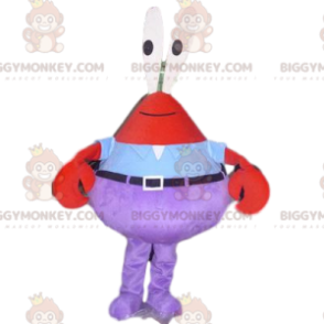 BIGGYMONKEY™ mascot costume of Captain Krabs, the famous crab from SpongeBob SquarePants - Fish Mascots - BiggyMonkey.com