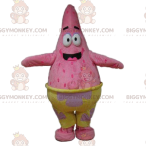 BIGGYMONKEY™ mascottekostuum van Patrick, de grappige zeester