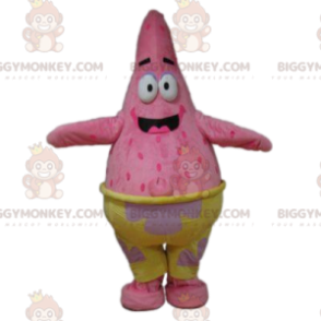 Kostým maskota BIGGYMONKEY™ Patricka, legrační hvězdice ze SpongeBob SquarePants - Maskoti slavní lidé - BiggyMonkey.com