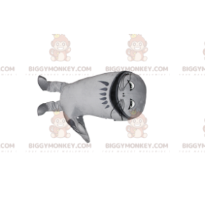 Disfraz de mascota BIGGYMONKEY™ de bagre gris Bigotes -