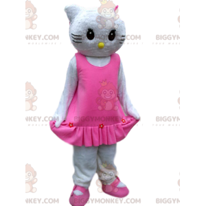 Hello Kitty BIGGYMONKEY™ mascot costume with elegant pink