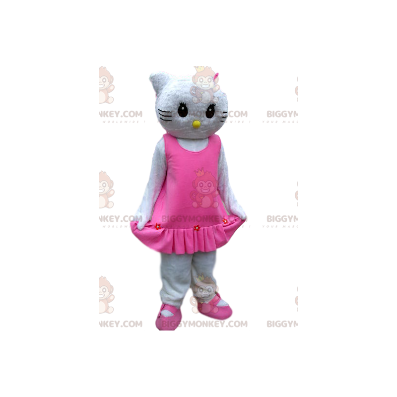 Kostium maskotki Hello Kitty BIGGYMONKEY™ z elegancką różową