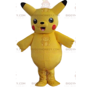 BIGGYMONKEY™ mascot costume of Pikachu, the famous pokemon