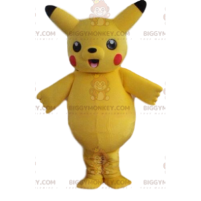 BIGGYMONKEY™ maskotdräkt av Pikachu, den berömda pokemonkaraktären - Maskoter kända människor - BiggyMonkey.com