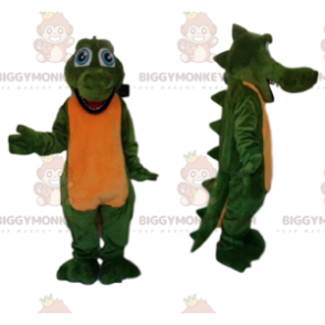 BIGGYMONKEY™ Mascot Costume Hilarious Green Crocodile With Big Blue Eyes - Crocodile mascot - BiggyMonkey.com