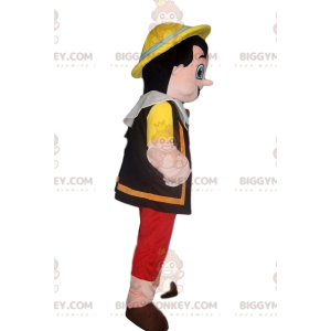 Disfraz de mascota Happy Pinocchio BIGGYMONKEY™ con sombrero