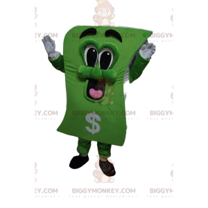 Costume de mascotte BIGGYMONKEY™ de billet de banque très