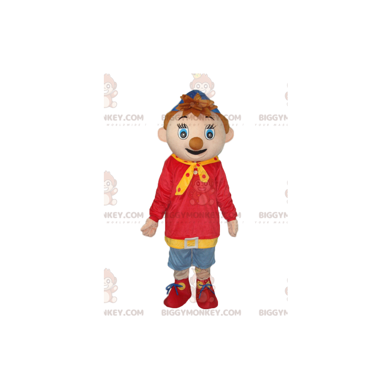 Costume de mascotte BIGGYMONKEY™ de Oui-Oui, le gentil petit Costume de mascotte BIGGYMONKEY™ de Oui-Oui, le gentil petit