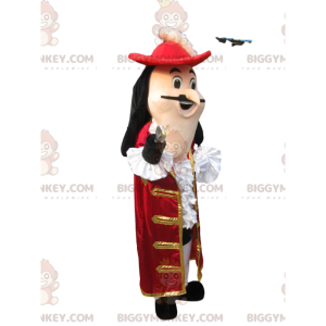 Captain Hook BIGGYMONKEY™ Mascot Costume with Gorgeous Red