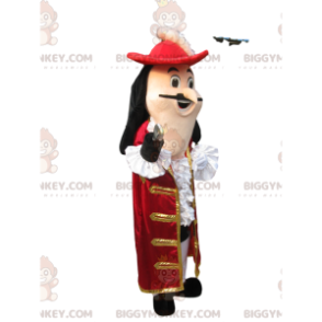 Captain Hook BIGGYMONKEY™ Mascot Costume with Gorgeous Red