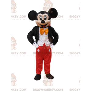 BIGGYMONKEY™ mascot costume of Mickey Mouse, the big and famous