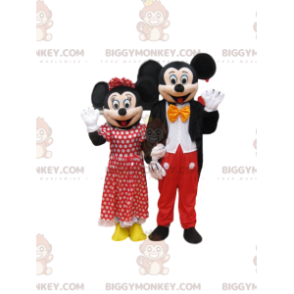 Mickey Mouse and Minnie BIGGYMONKEY™ Mascot Costume Duo –