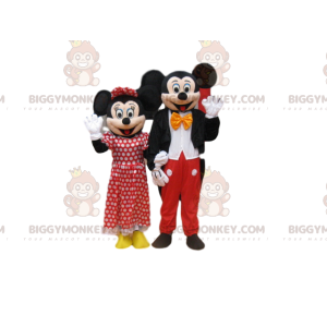 Mickey Mouse and Minnie BIGGYMONKEY™ Mascot Costume Duo -