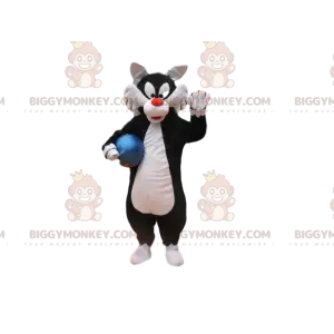 Sylvester BIGGYMONKEY™ Maskottchen-Kostüm aus dem