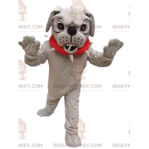 BIGGYMONKEY™ Maskottchenkostüm Sehr aggressive Bulldogge mit