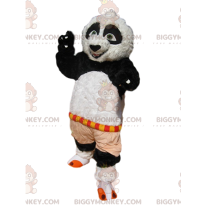 BIGGYMONKEY™ mascot costume of Po, from Kung-Fu Panda. Po