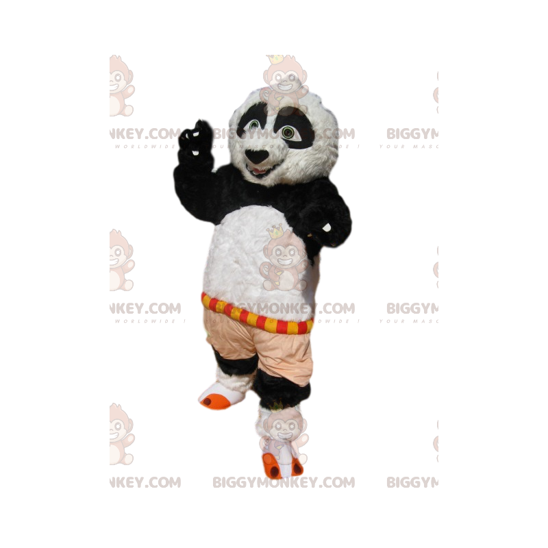 BIGGYMONKEY™ costume mascotte di Po, da Kung-Fu Formato L (175-180 CM)