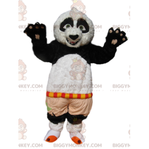 BIGGYMONKEY™ mascot costume of Po, from Kung-Fu Panda. Po