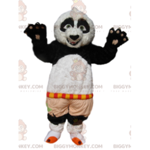 BIGGYMONKEY™ mascot costume of Po, from Kung-Fu Panda. Po