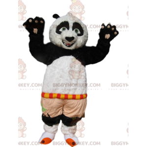 BIGGYMONKEY™ mascot costume of Po, from Kung-Fu Panda. Po