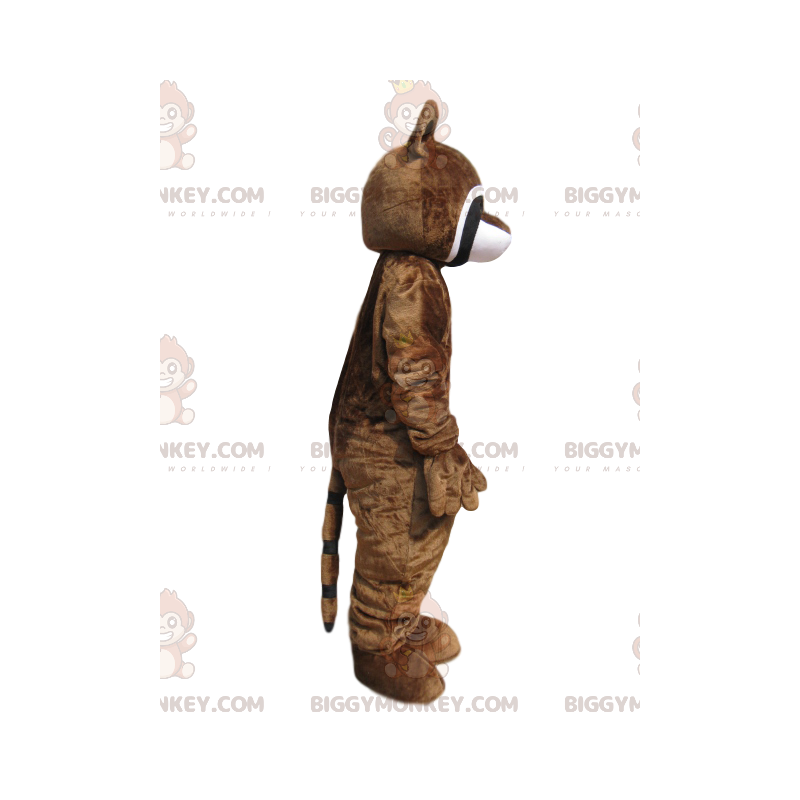 Bruine wasbeer met maïskolf BIGGYMONKEY™ mascottekostuum - Bruine wasbeer met maïskolf BIGGYMONKEY™ mascottekostuum -