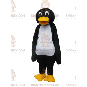 Kostium maskotki śmiejącego się pingwina BIGGYMONKEY™. kostium