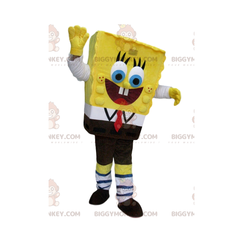 Super Happy Spongebob BIGGYMONKEY™ Mascot Costume -